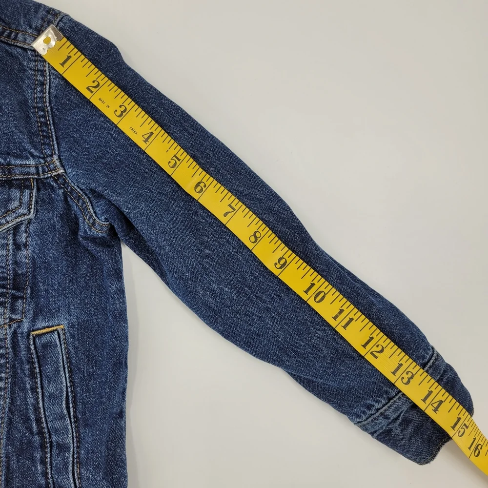 Gap Denim Jacket Kids Size XS 4/5 Blue Jean Classic Trucker Cotton Unisex